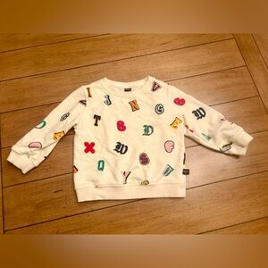 Kids Rowing Blazers X Target Alphabet Print Crewneck Sweatshirt, Size 2T